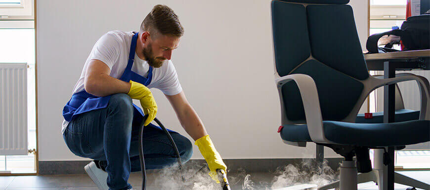 Male Professional Cleaner